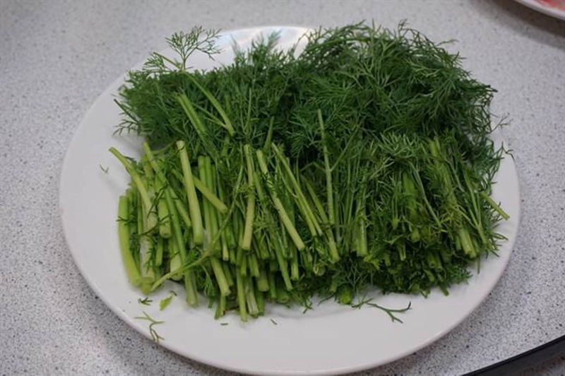 中部人才吃的茴香菜,入冬後盛產,與涮羊肉意外對味。(王文吉攝)
